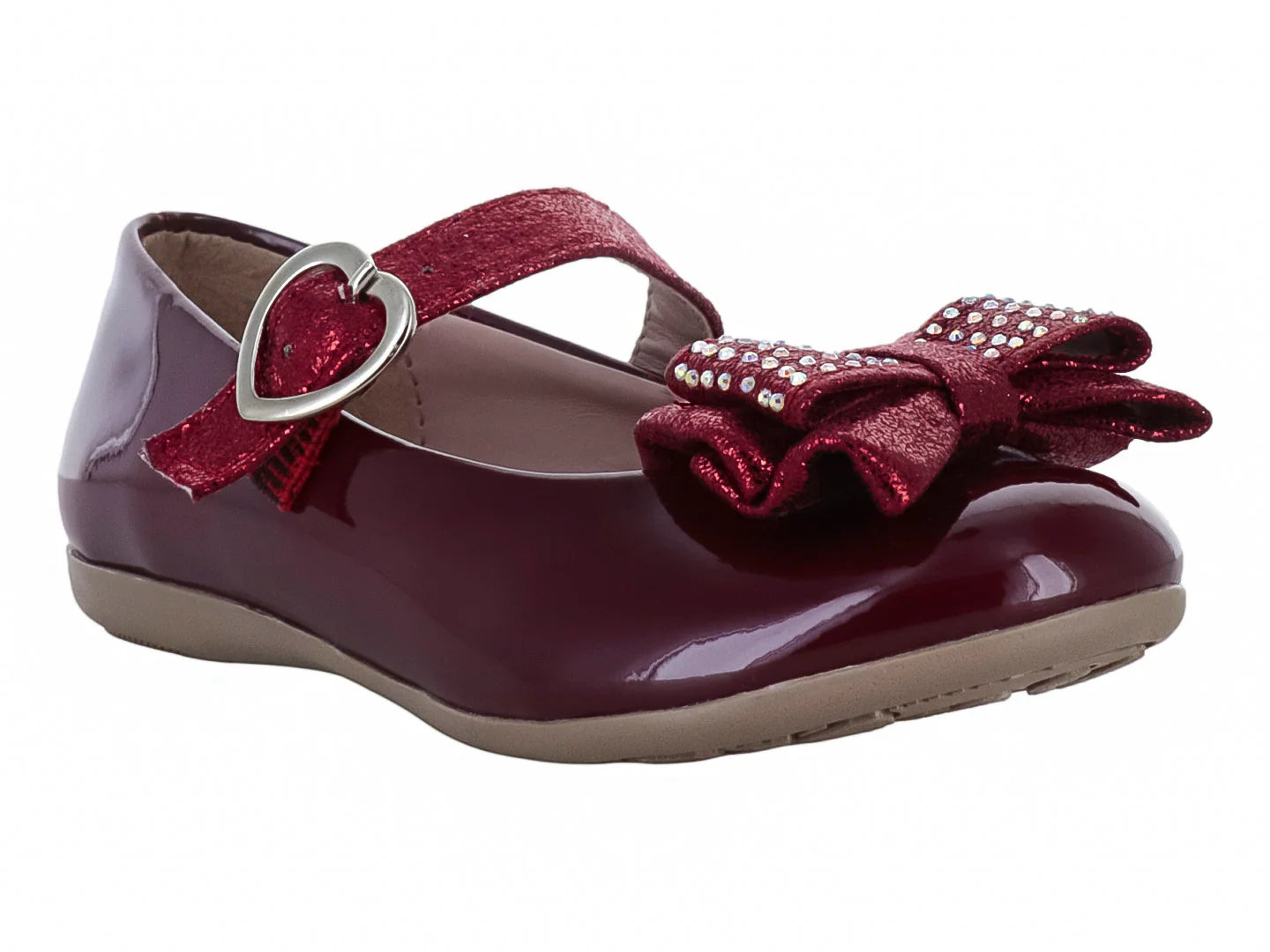 Zapatos de Charol Vino Tropicana para Niña