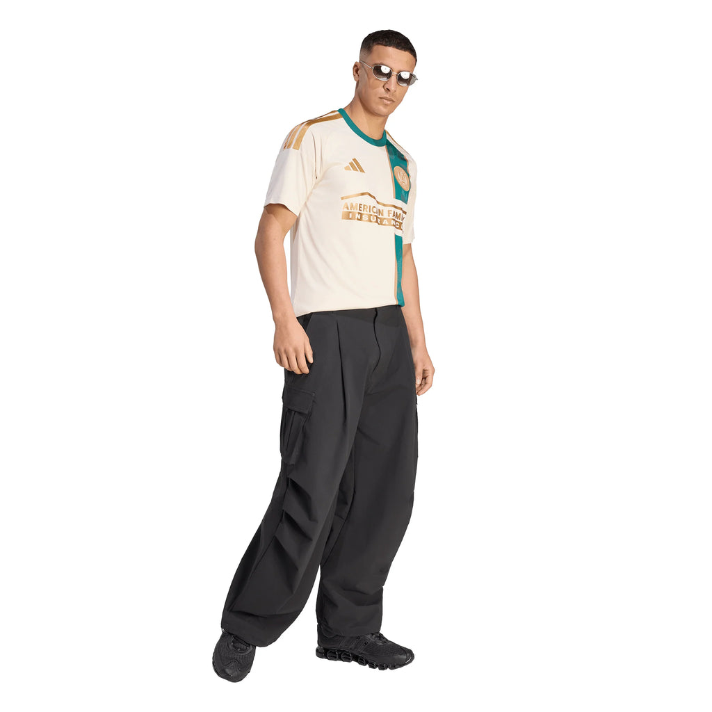 adidas Atlanta United Away Mens Soccer Jersey 26 27 Beige
