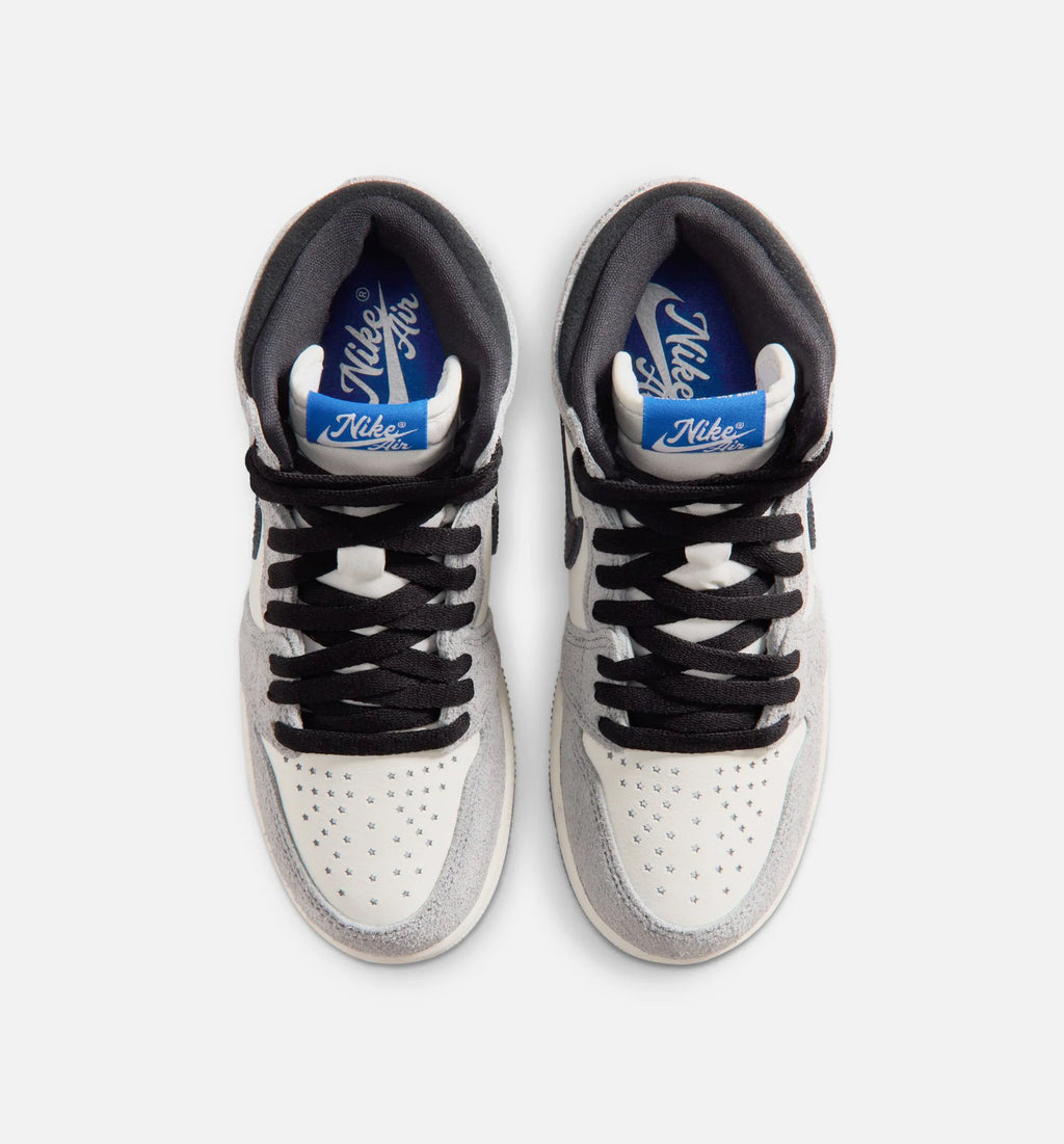 Air Jordan 1 Retro High OG Cool Grey Grade School Lifestyle Shoe Cool Grey Black Game Royal