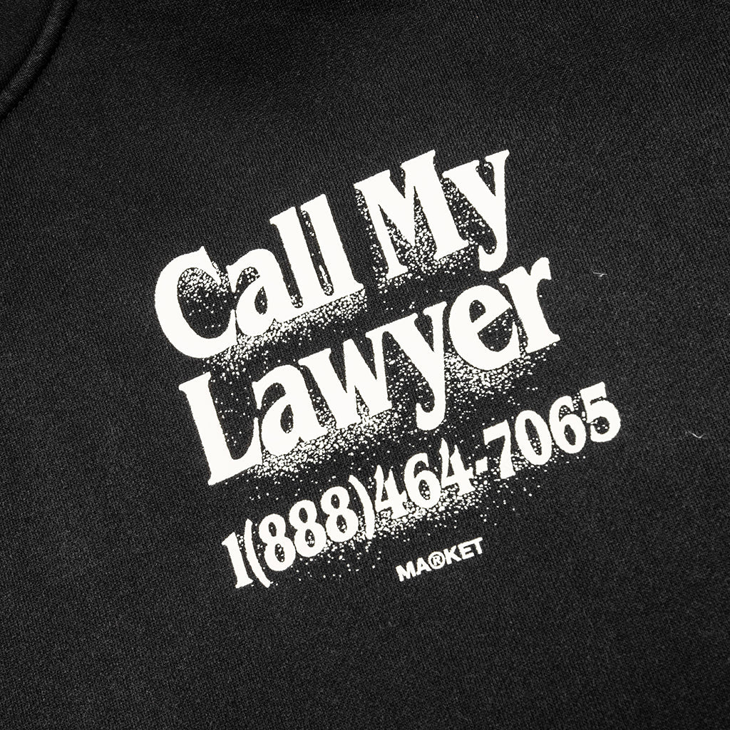 Call My Lawyer 3D Hoodie Jet Set Black