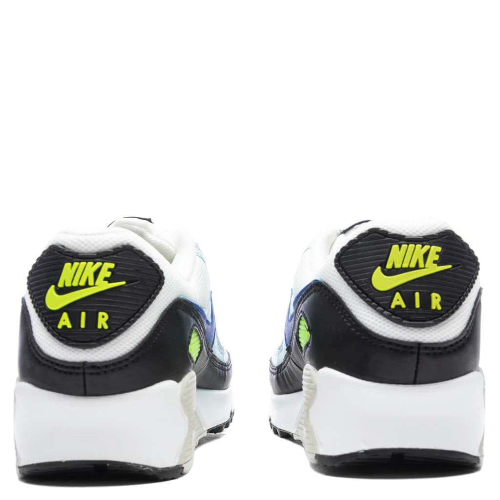Womens Air Max 90 Summit White Racer Blue Volt