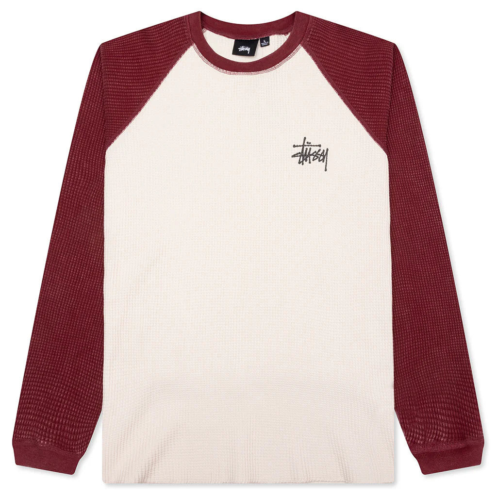 Raglan Thermal 2 Tone Off White