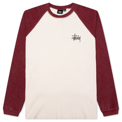 Raglan Thermal 2 Tone Off White