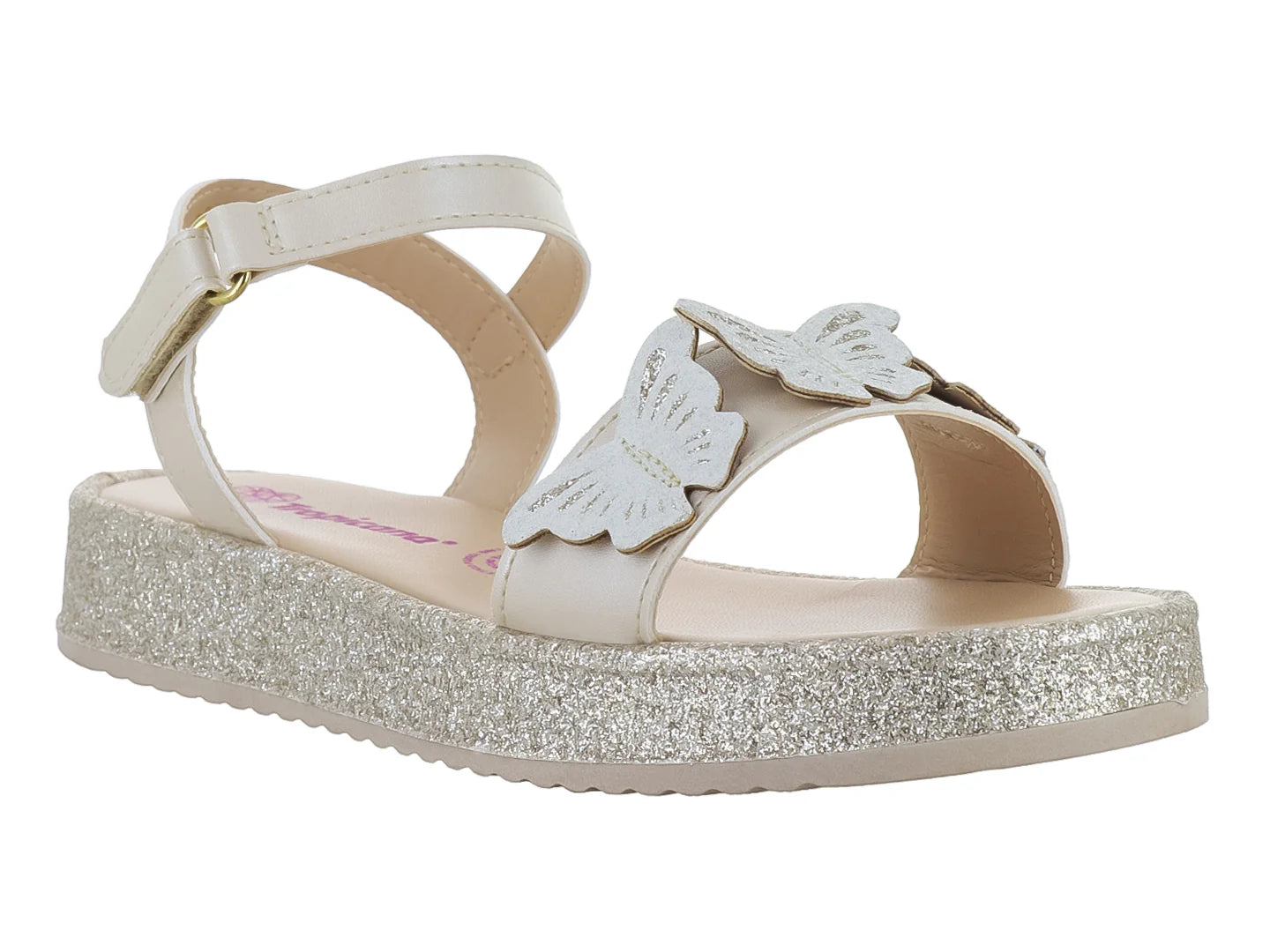 Sandalias Tropicana Color Perla para Niña