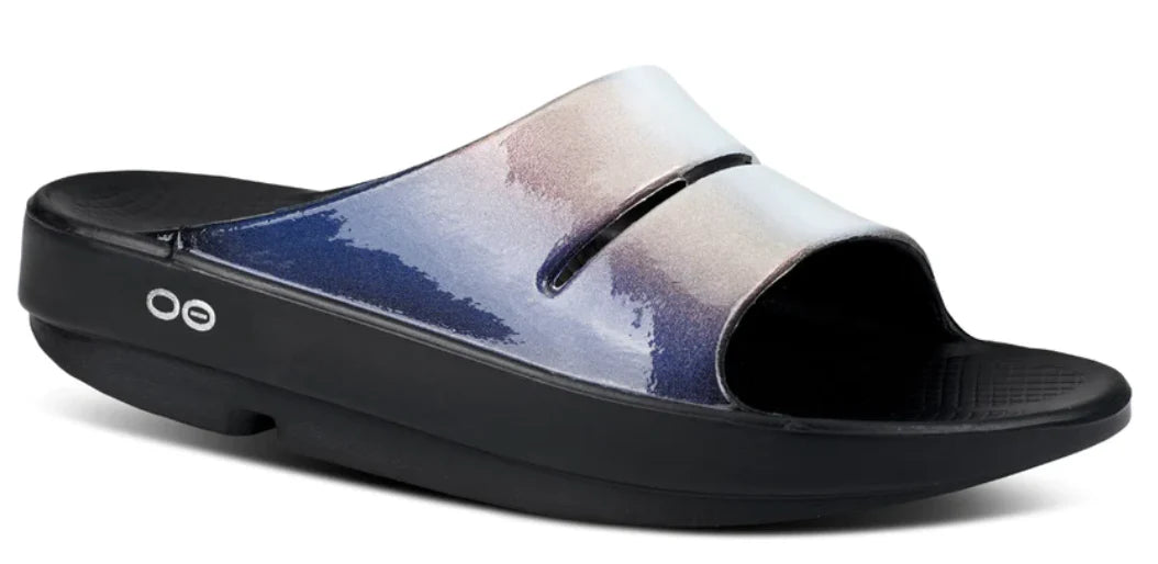 Oofos Womens OOahh Luxe Slide