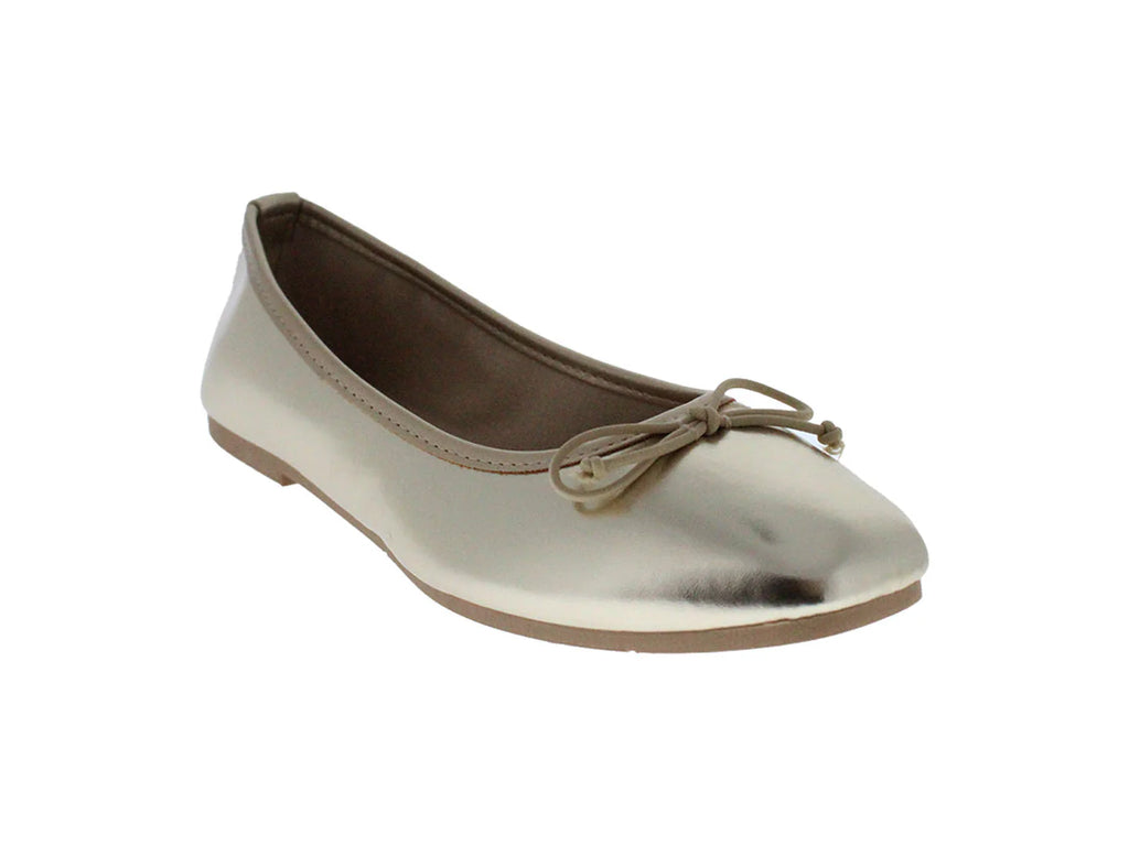Zapatos Planos Furor Color Oro para Mujer