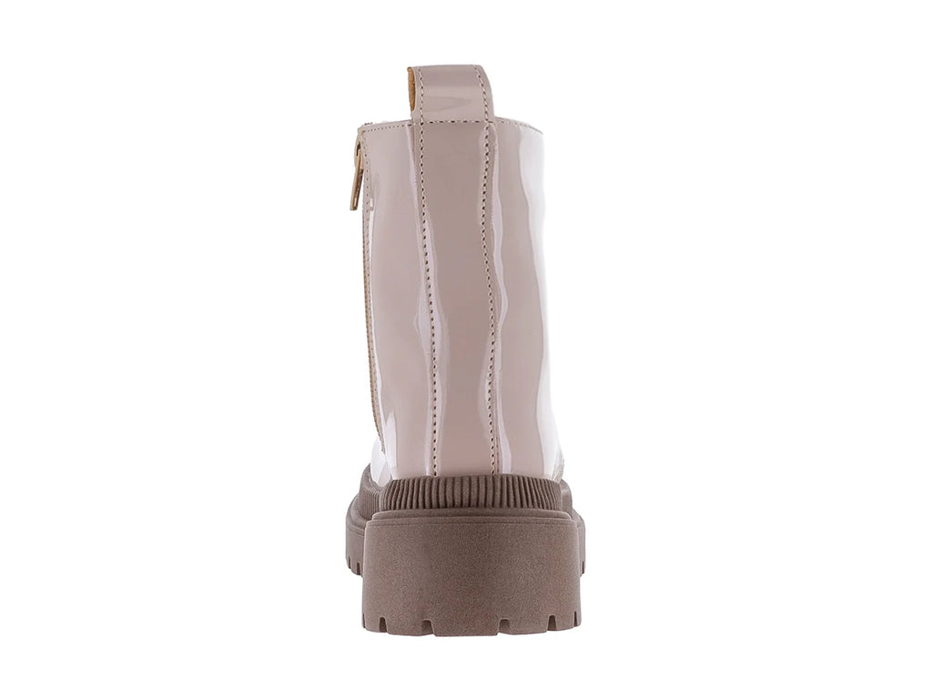 Botas Miroslava de Charol Color Maquillaje para Niña