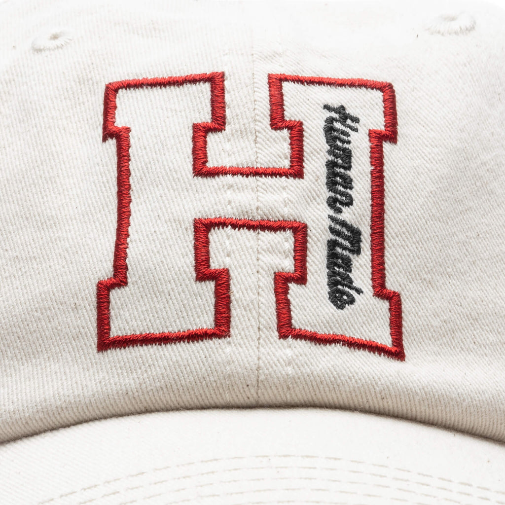 6 Panel Twill Cap 2 White