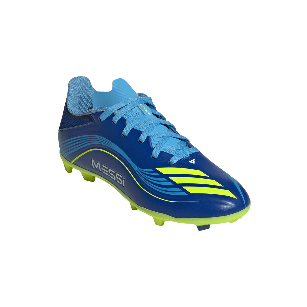 adidas F50 Messi League FG MG Youth Soccer Cleats Royal Blue Yellow Blue