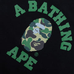 Kids ABC Camo College Tee Black Green