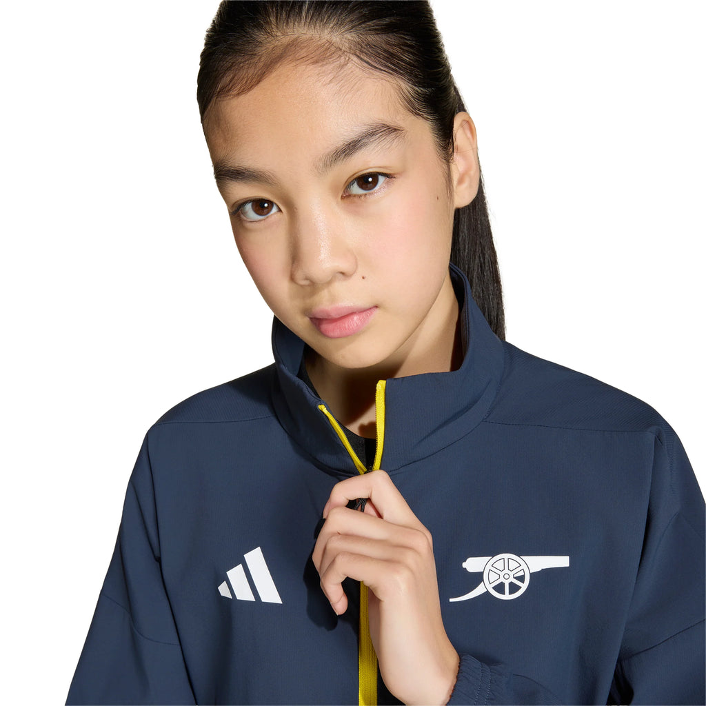 adidas Arsenal FC ZNE Youth Anthem Soccer Jacket Navy