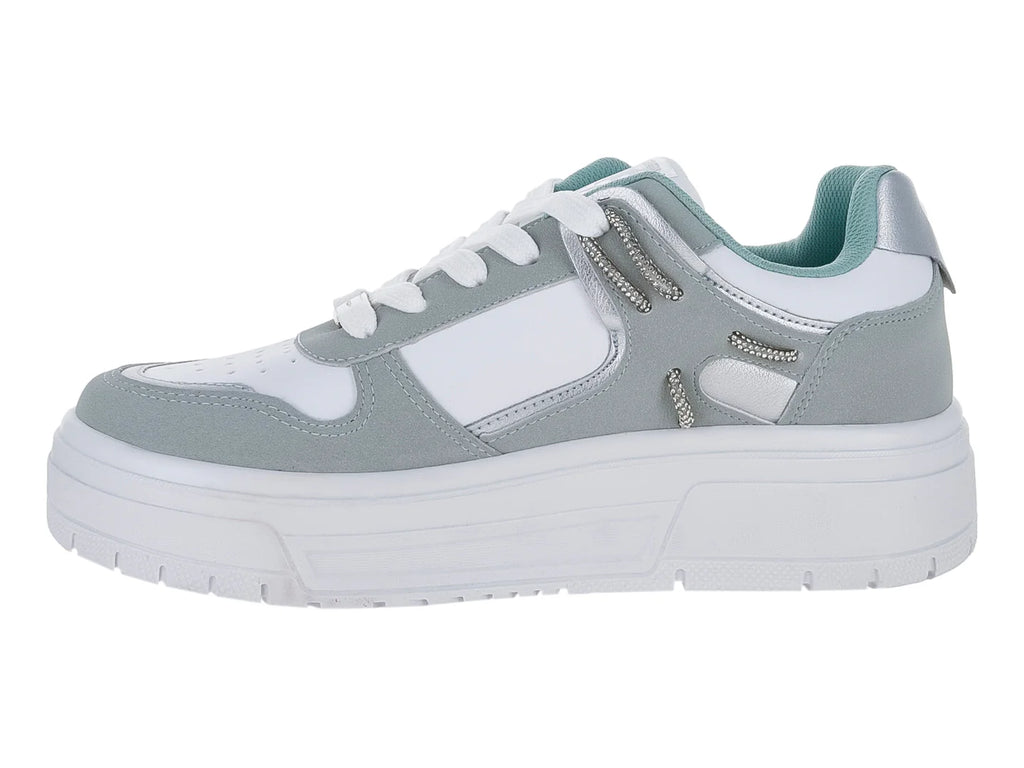 Tenis Clasben Mikono Blanco Verde para Mujer