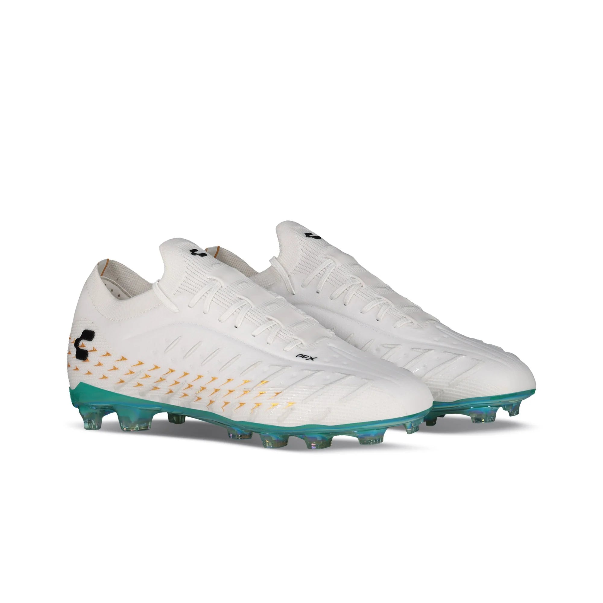 Charly Zinetik Firm Ground White Aqua