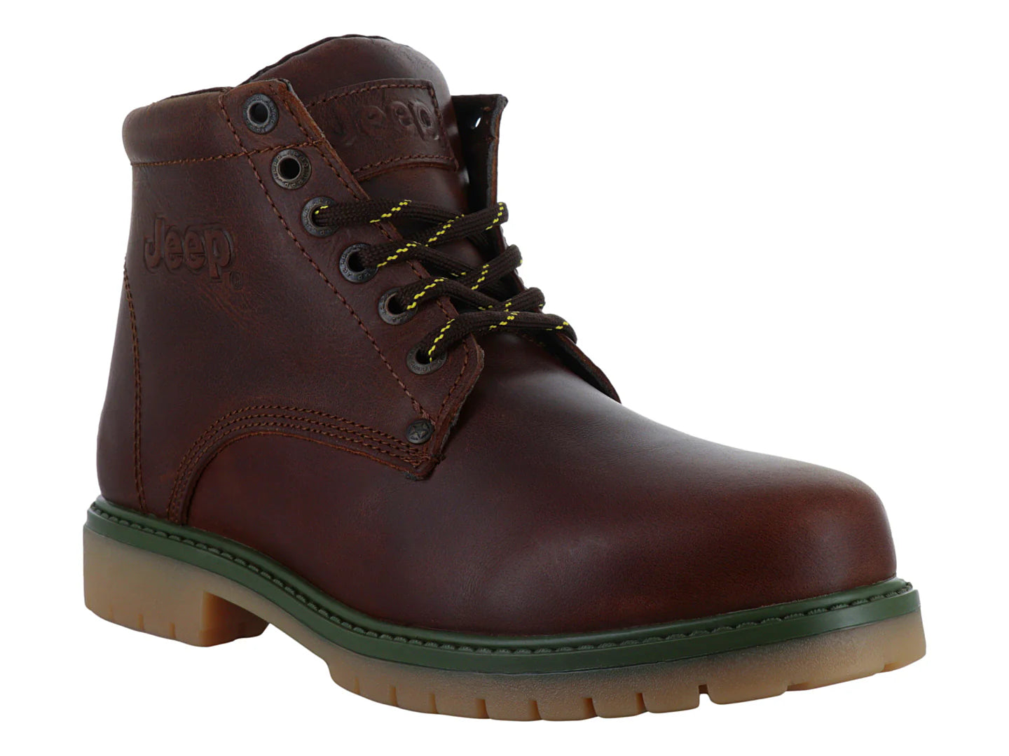 Botas Jeep Casual de Piel Color Roble para Hombre
