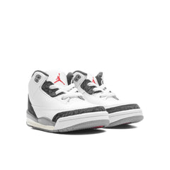 Air Jordan 3 Retro TD Summit White Fire Red Cement Grey