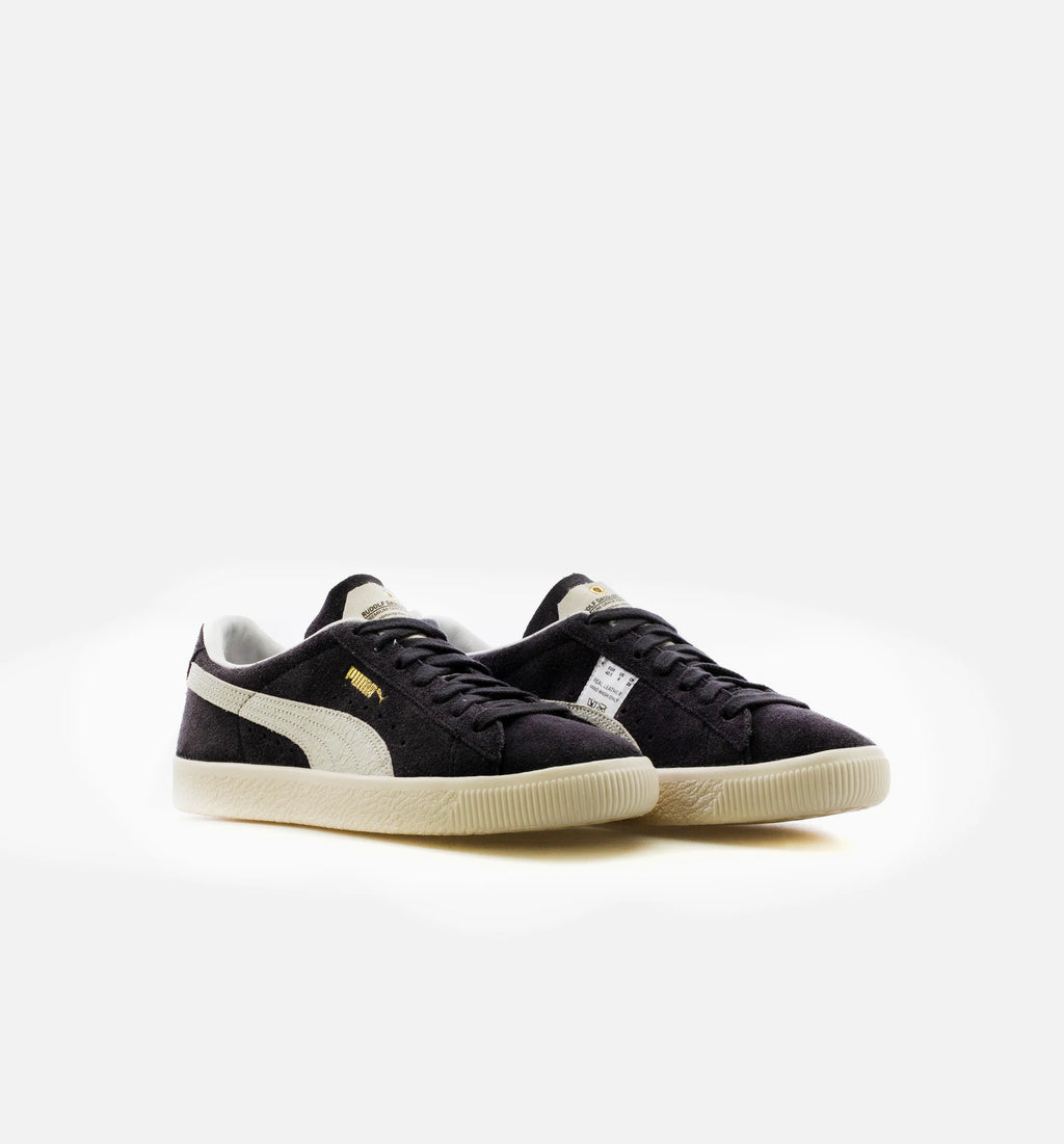 Vintage Suede Mens Lifestyle Shoe Black White