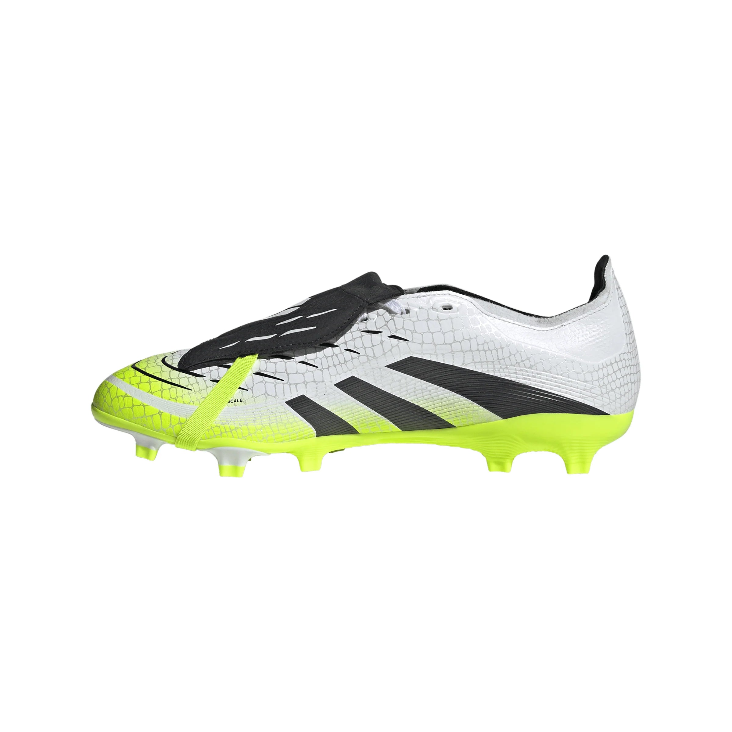 adidas Predator League Fold Over Tongue Firm Multi Ground Soccer Cleats White Black