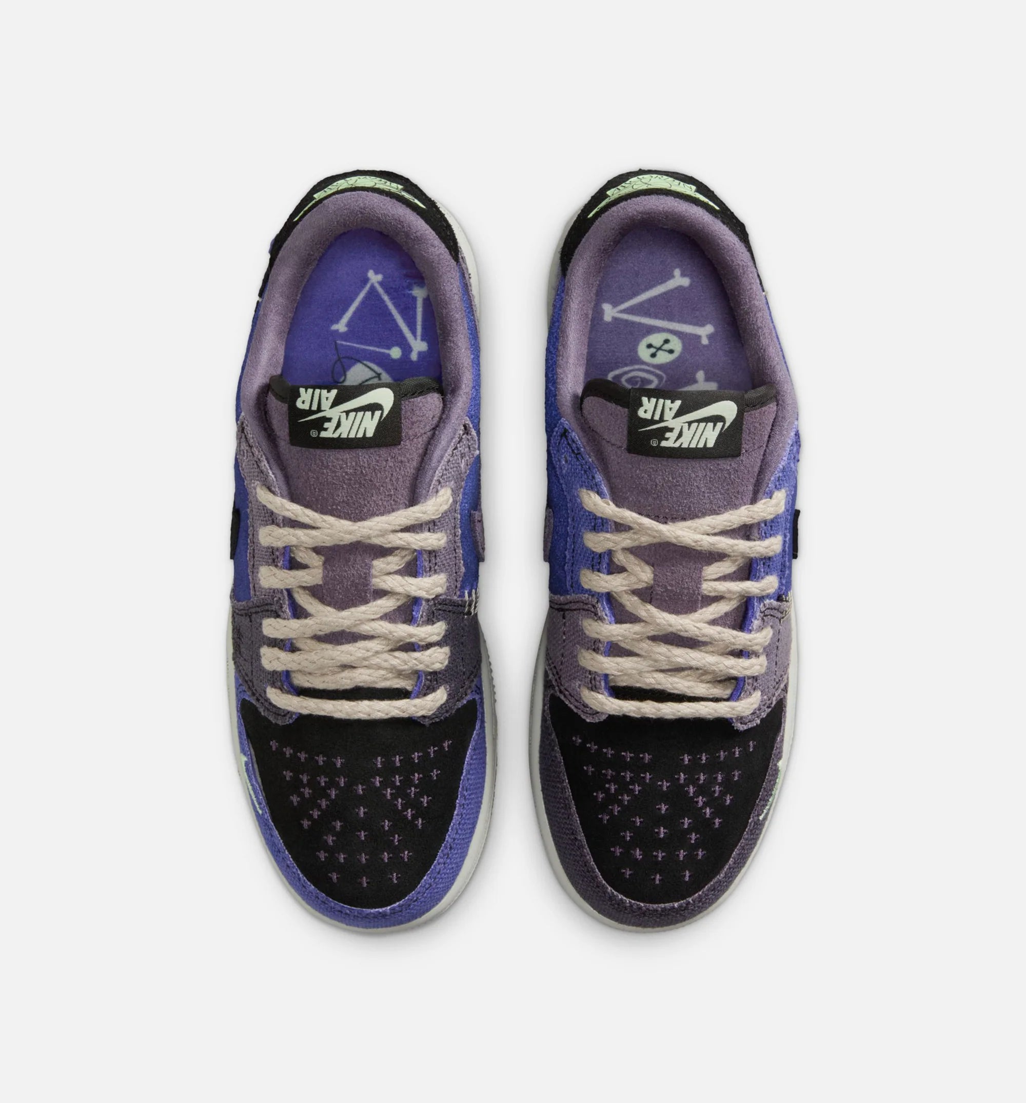 Air Jordan 1 Low OG Regency Purple and Dark Raisin Grade School Lifestyle Shoe Regency Purple Vapor Green Black Dark Raisin Daybreak Light Silver