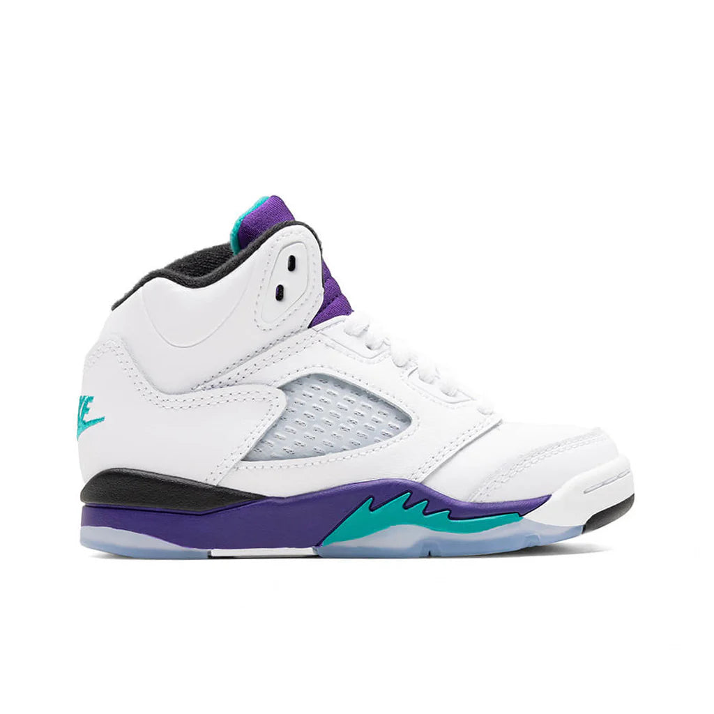 Air Jordan 5 Retro OG Grape PS White New Emerald Grape