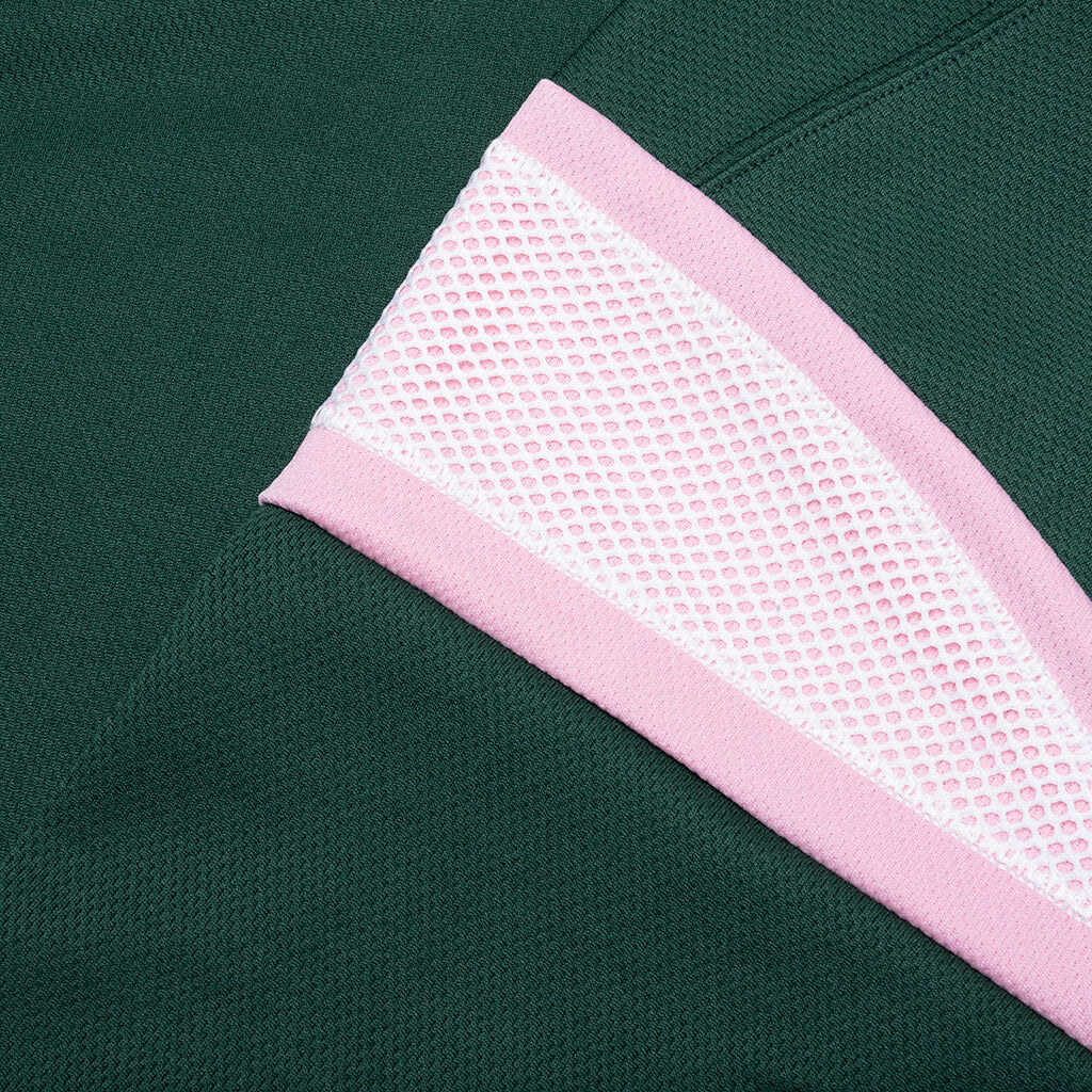 Pass S S Knit Crop Fit Shirt Jolly Green