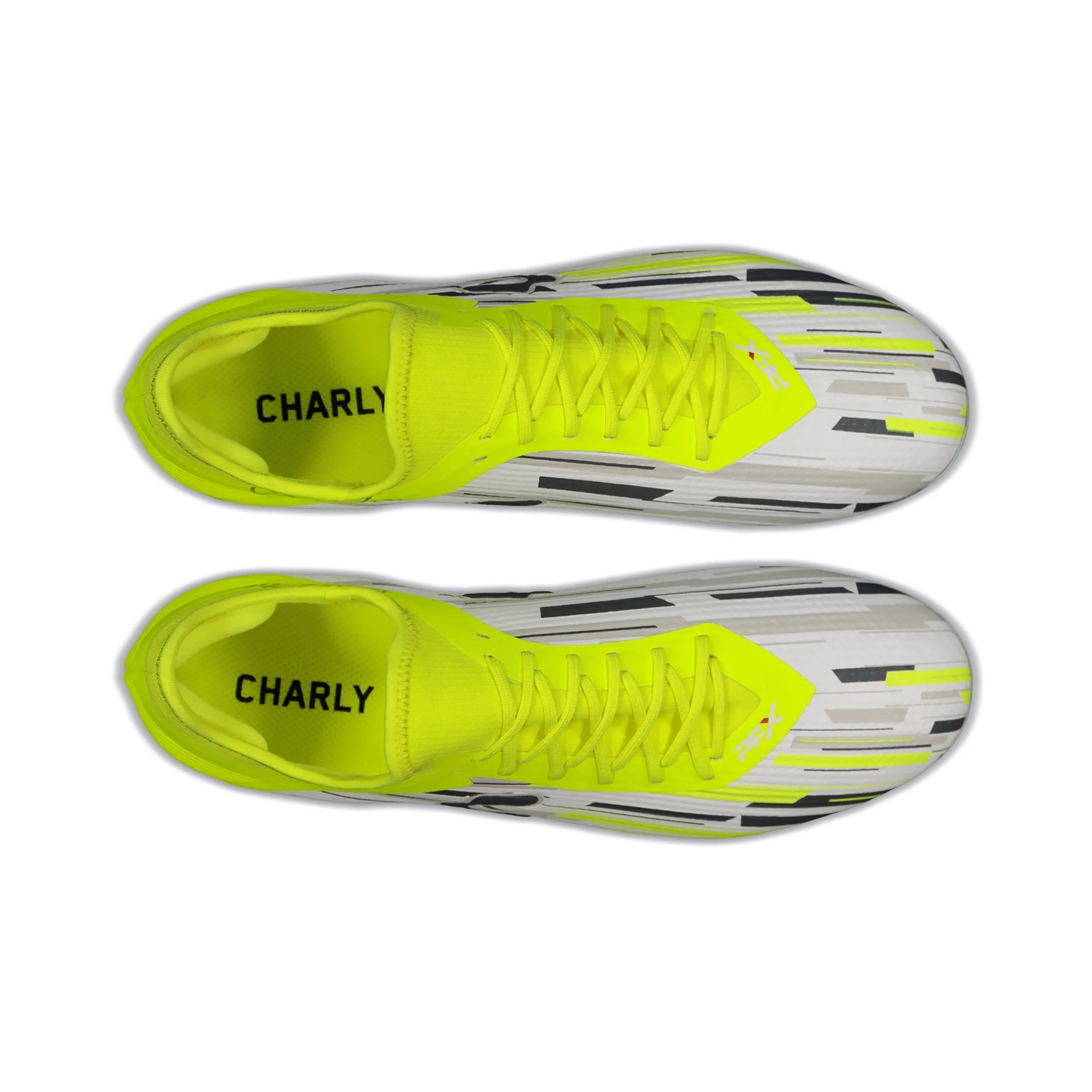 Charly Genesis PFX Soccer Cleats White Yellow