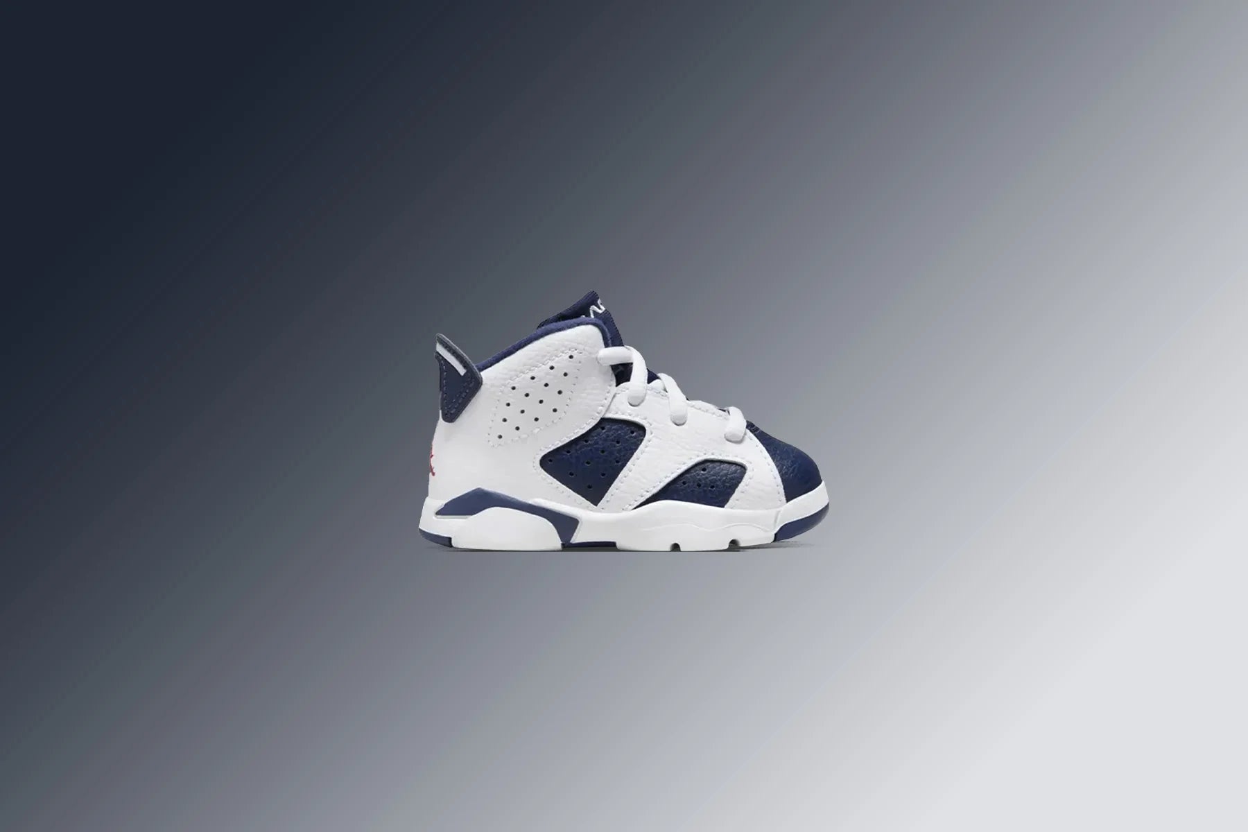 Air Jordan 6 Retro TD Olympic White Varsity Red Midnight Navy