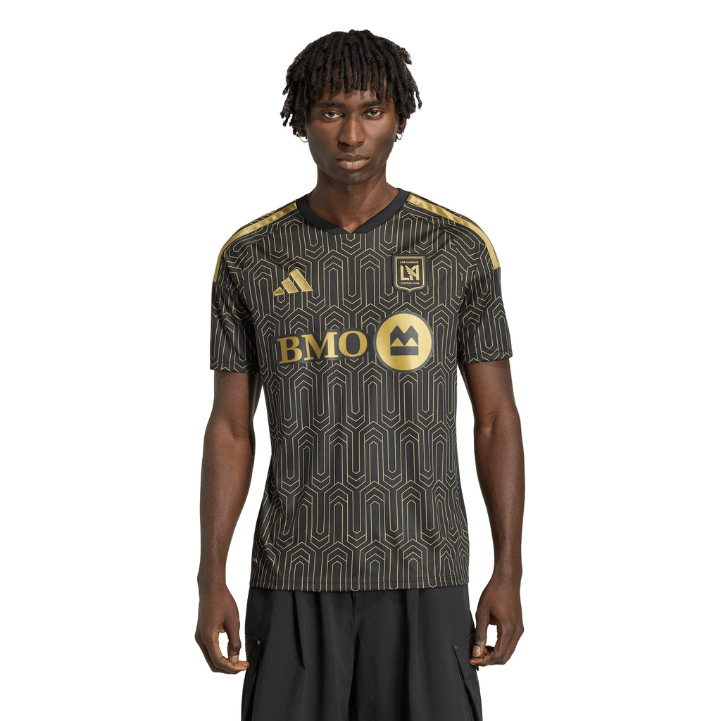 adidas Los Angeles FC Home Mens Soccer Jersey 26 27 Black