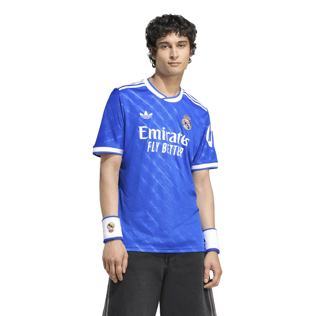 adidas Real Madrid Third Mens Soccer Jersey 25 26 Blue
