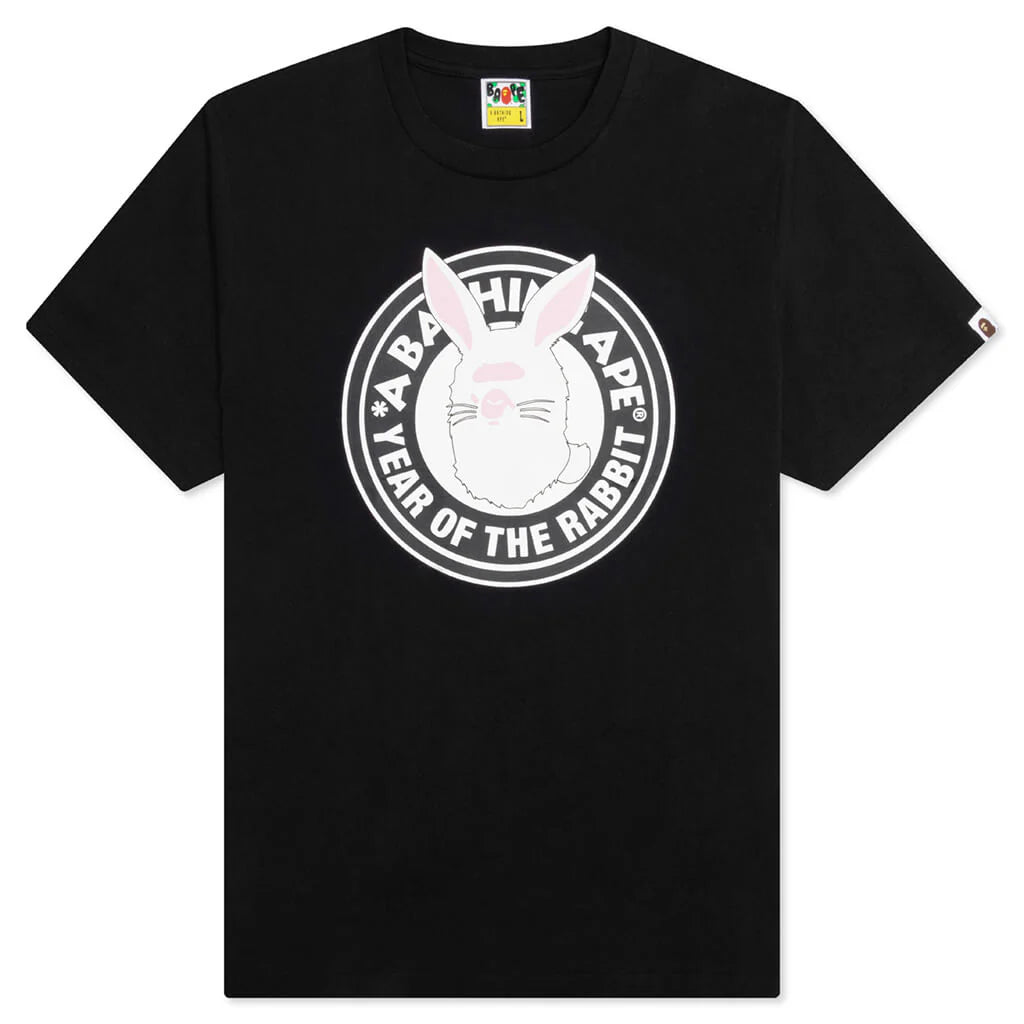 Year Of The Rabbit Tee Black