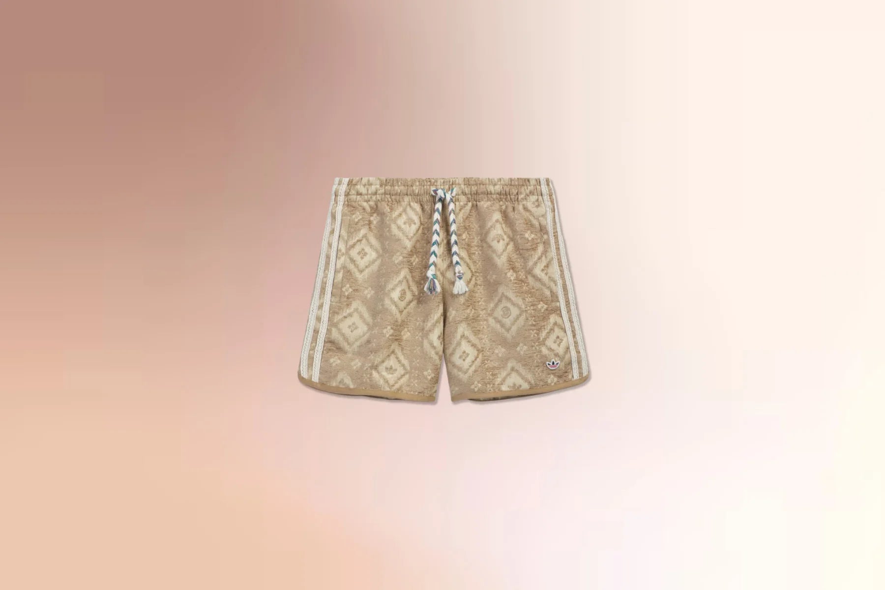 adidas Originals x CLOT by Edison Chen Heritage Print Short Warm Sandstone
