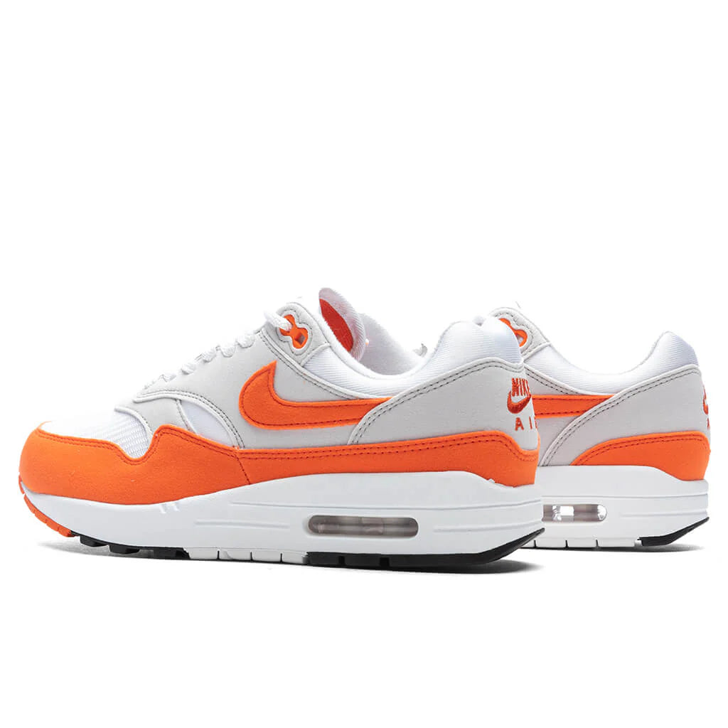 Womens Air Max 1 87 Safety Orange Neutral Grey Safety Orange White