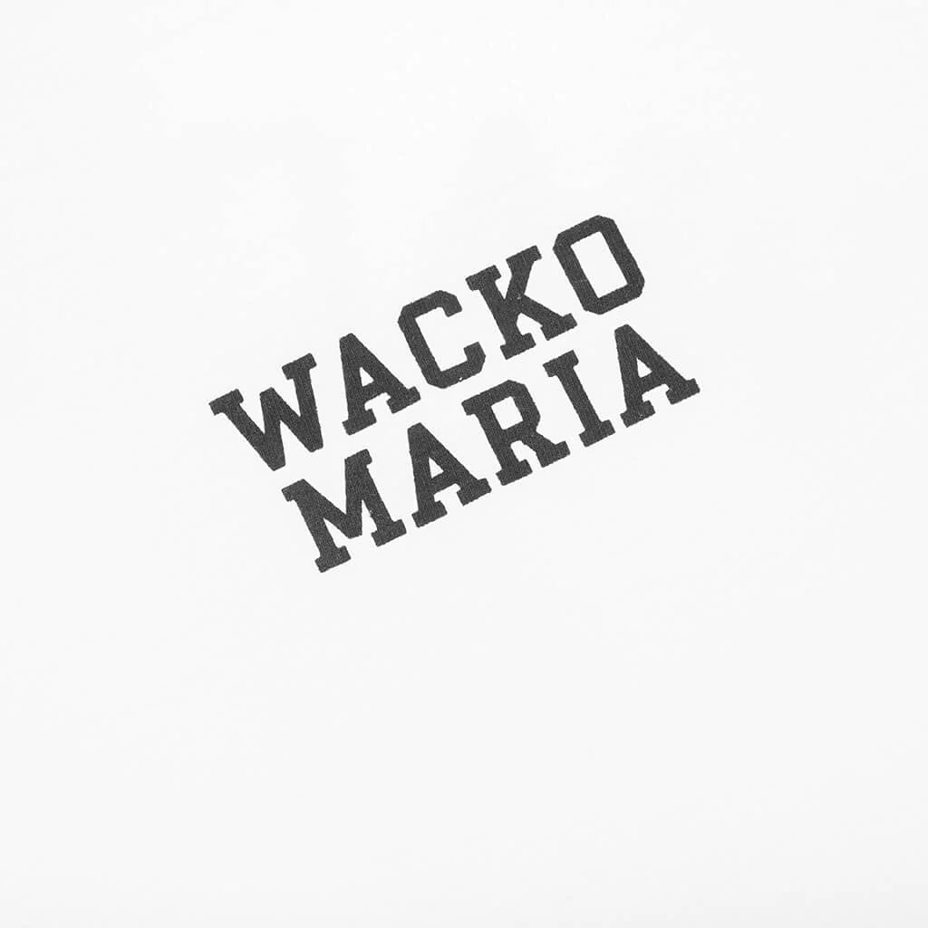 Washed Heavyweight Crewneck T Shirt Type 5 White
