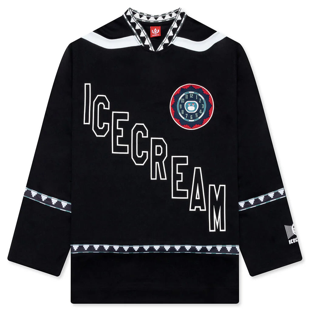 Party On Jersey L S Knit Black