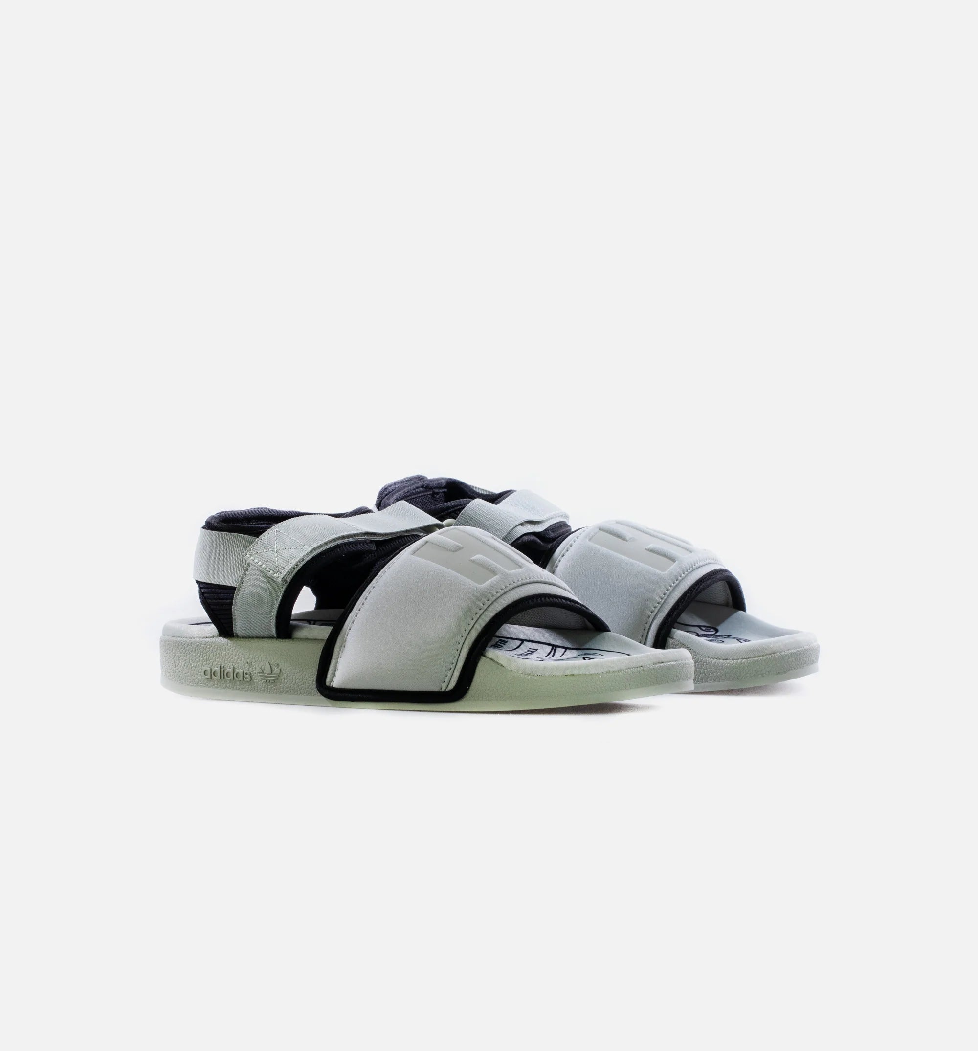Pharrell Williams Adilette 20 Slides Mens Sandals Halo Green