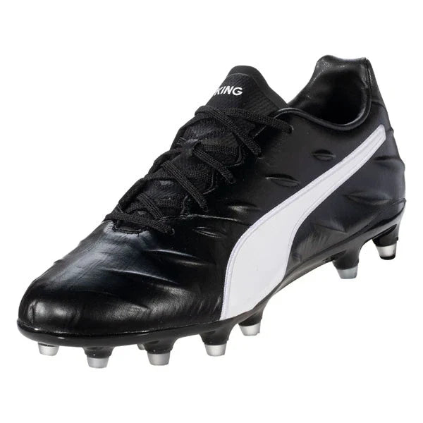 PUMA King Pro 21 FG Mens Soccer Cleats Black White