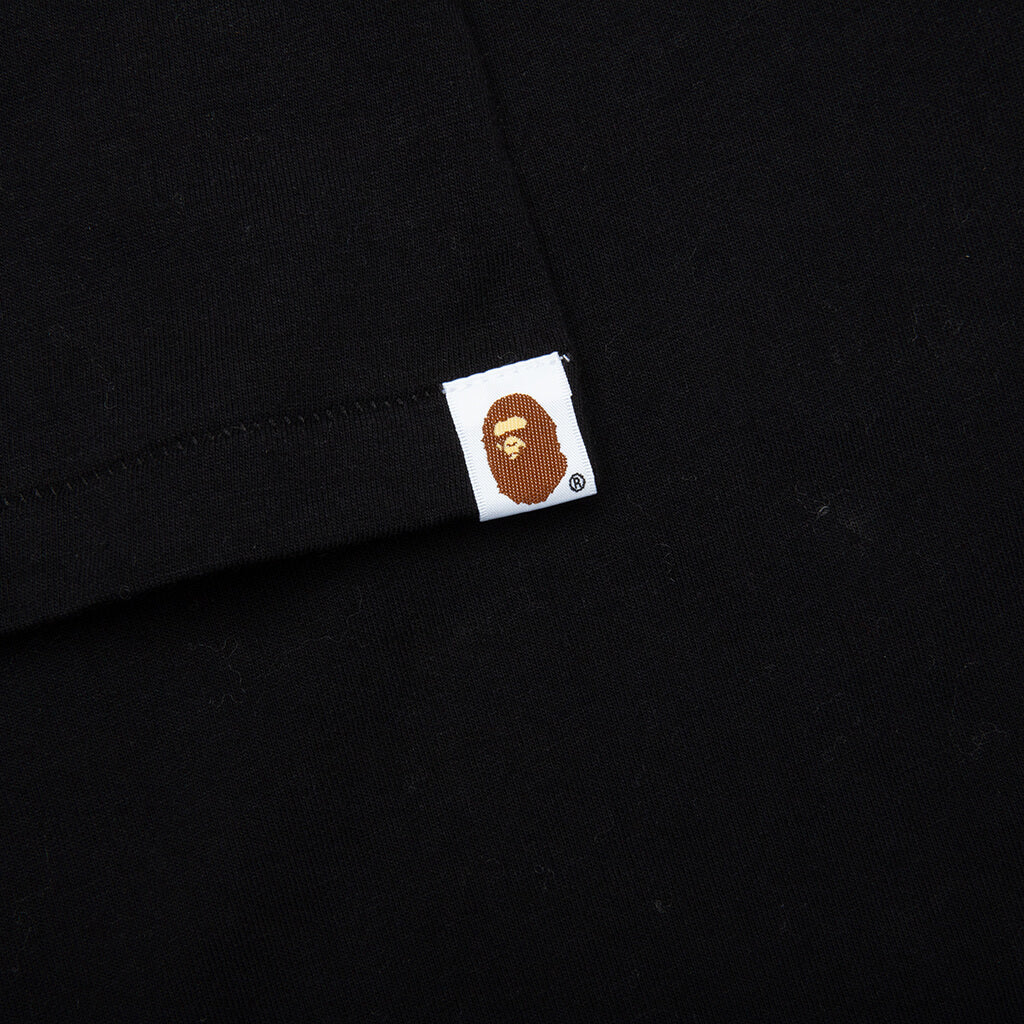 1st Camo by Bathing Ape Tee Black Yellow