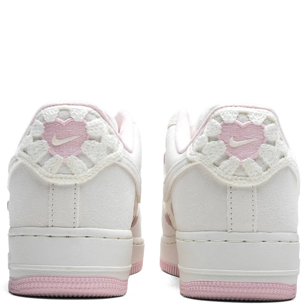 Womens Air Force 1 07 Valentines Day Sail Pink Foam