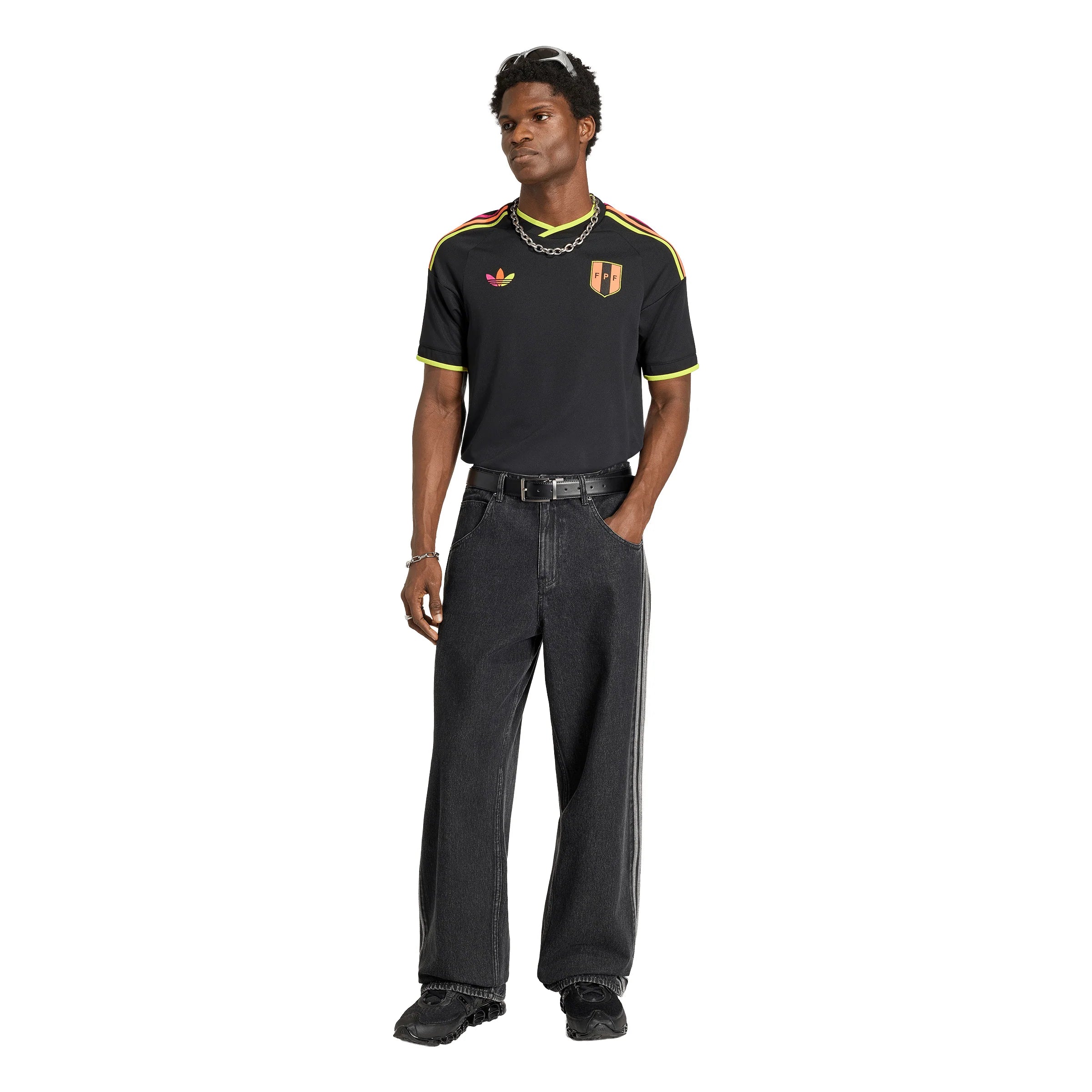adidas Peru Away Mens Soccer Jersey 2026 Black