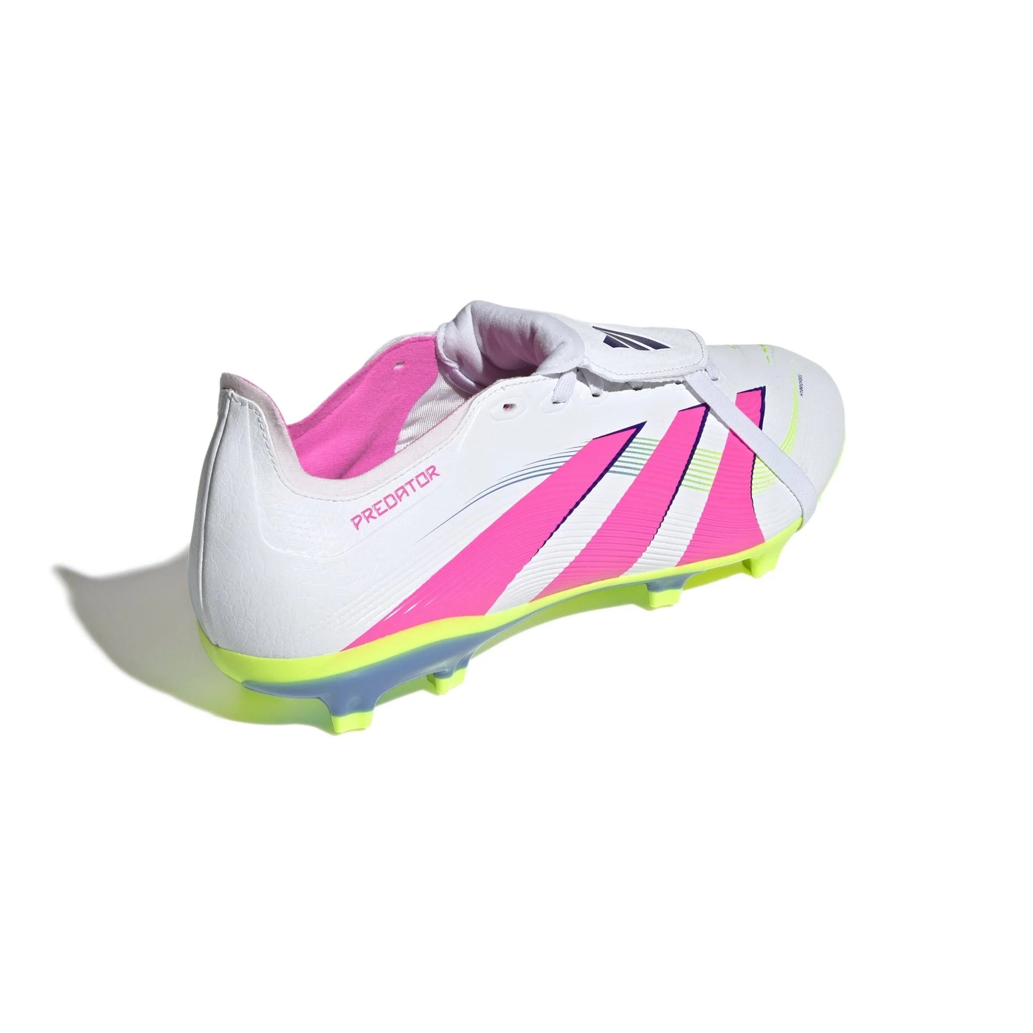 adidas Predator League Fold Over Tongue Firm Multi Ground Boots White Pink