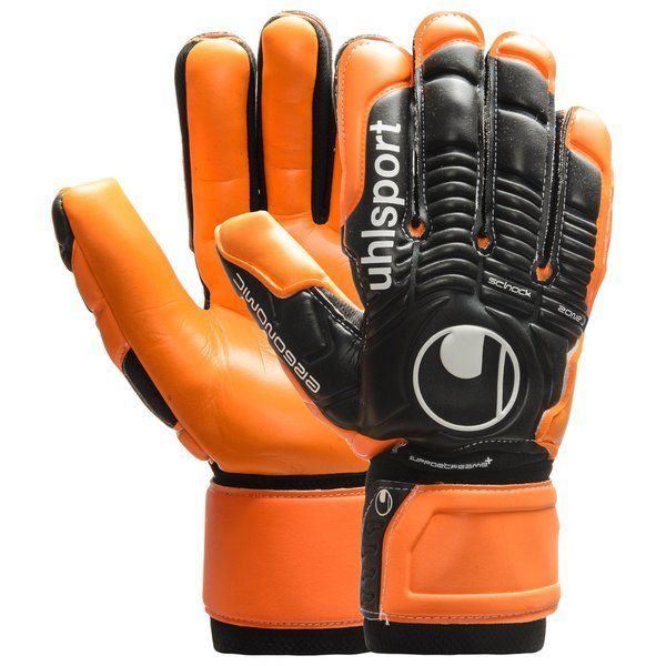 Uhlsport Ergonomic HN Soft Support Frame Goalkeeper Gloves Orange Black
