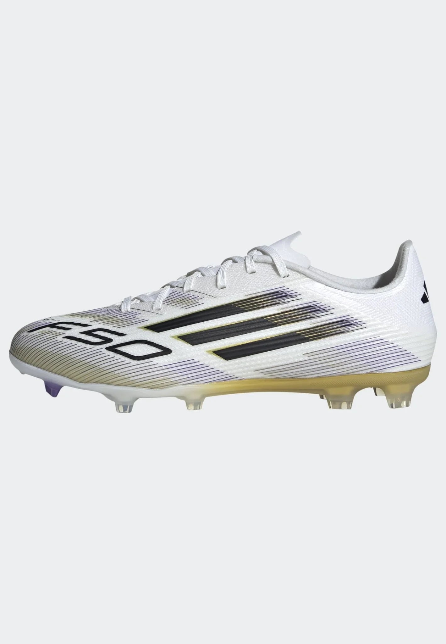 adidas F50 League Firm Multi Ground Boots White Black