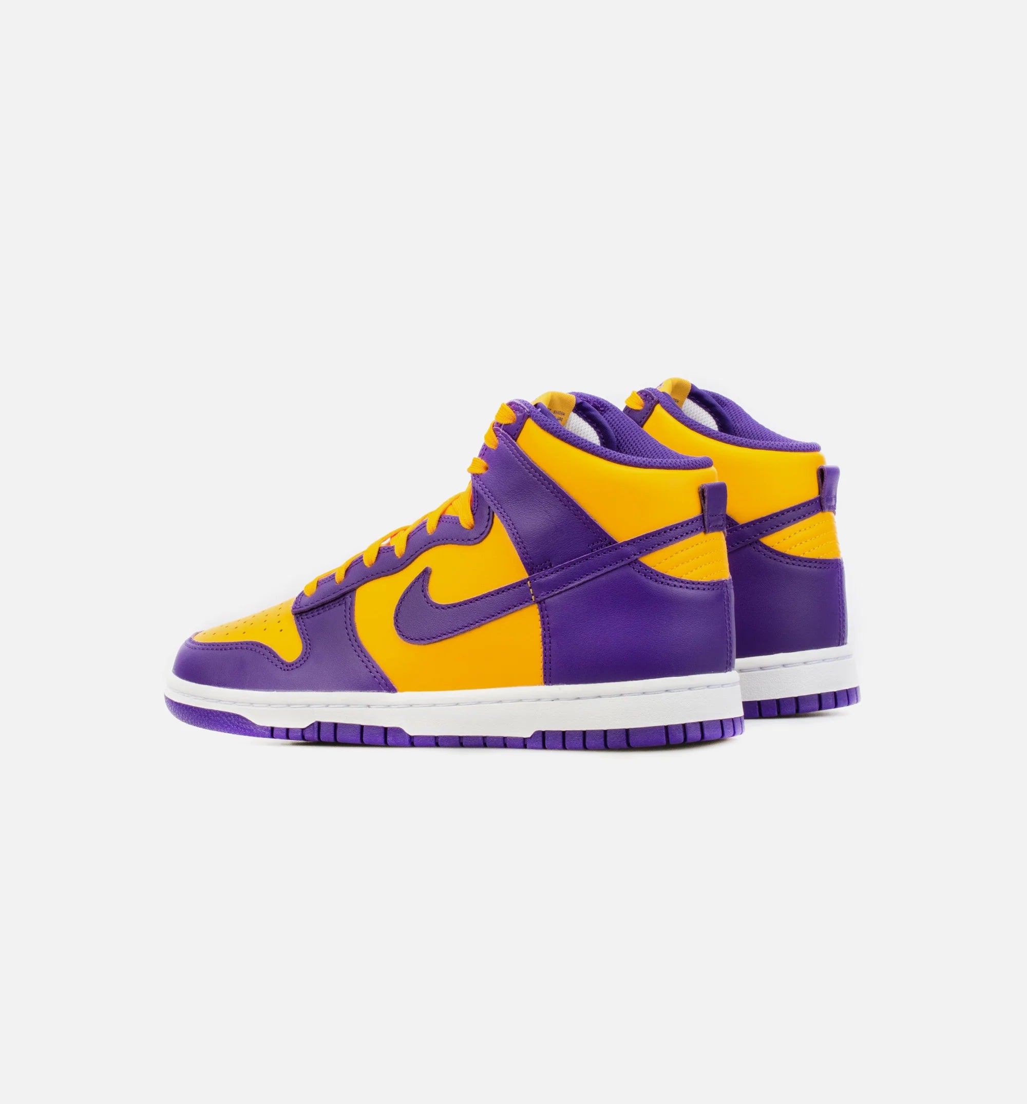 Dunk High Court Purple Mens Lifestyle Shoe Purple Yellow