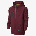 Nike Barcelona AW77 Covert FZ Hoodie Red Obsidian