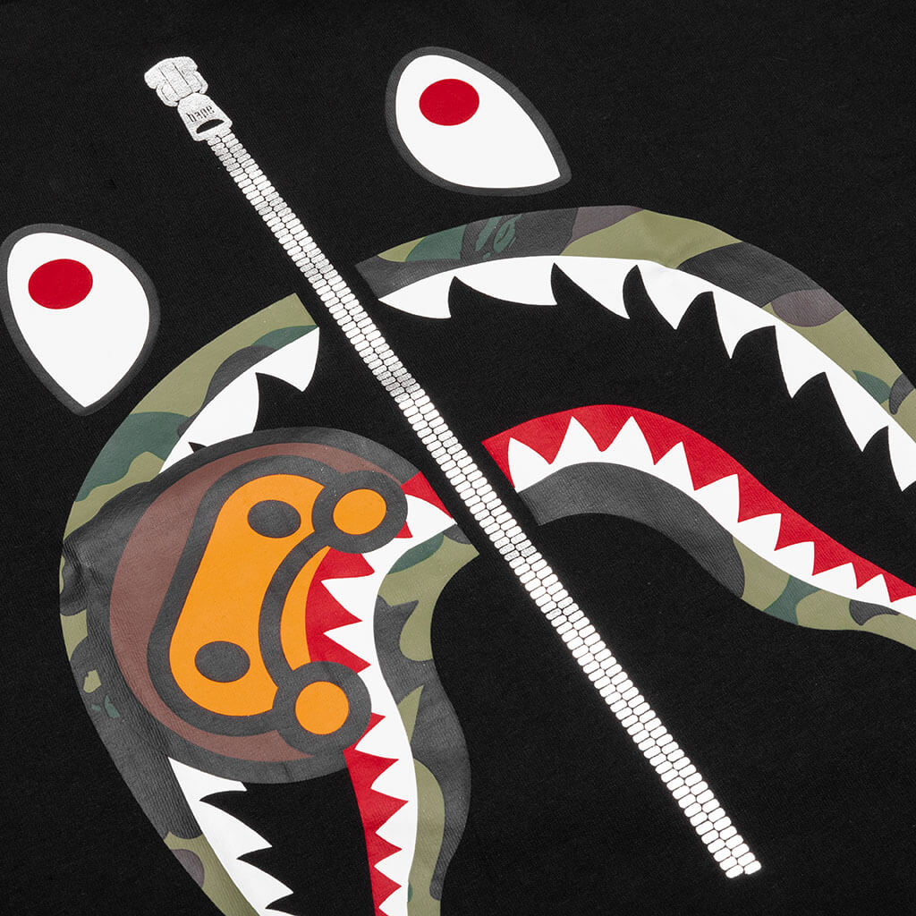 1st Camo Milo Shark Tee Black Green