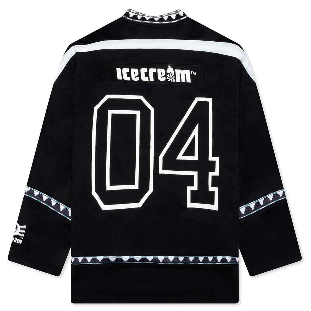 Party On Jersey L S Knit Black