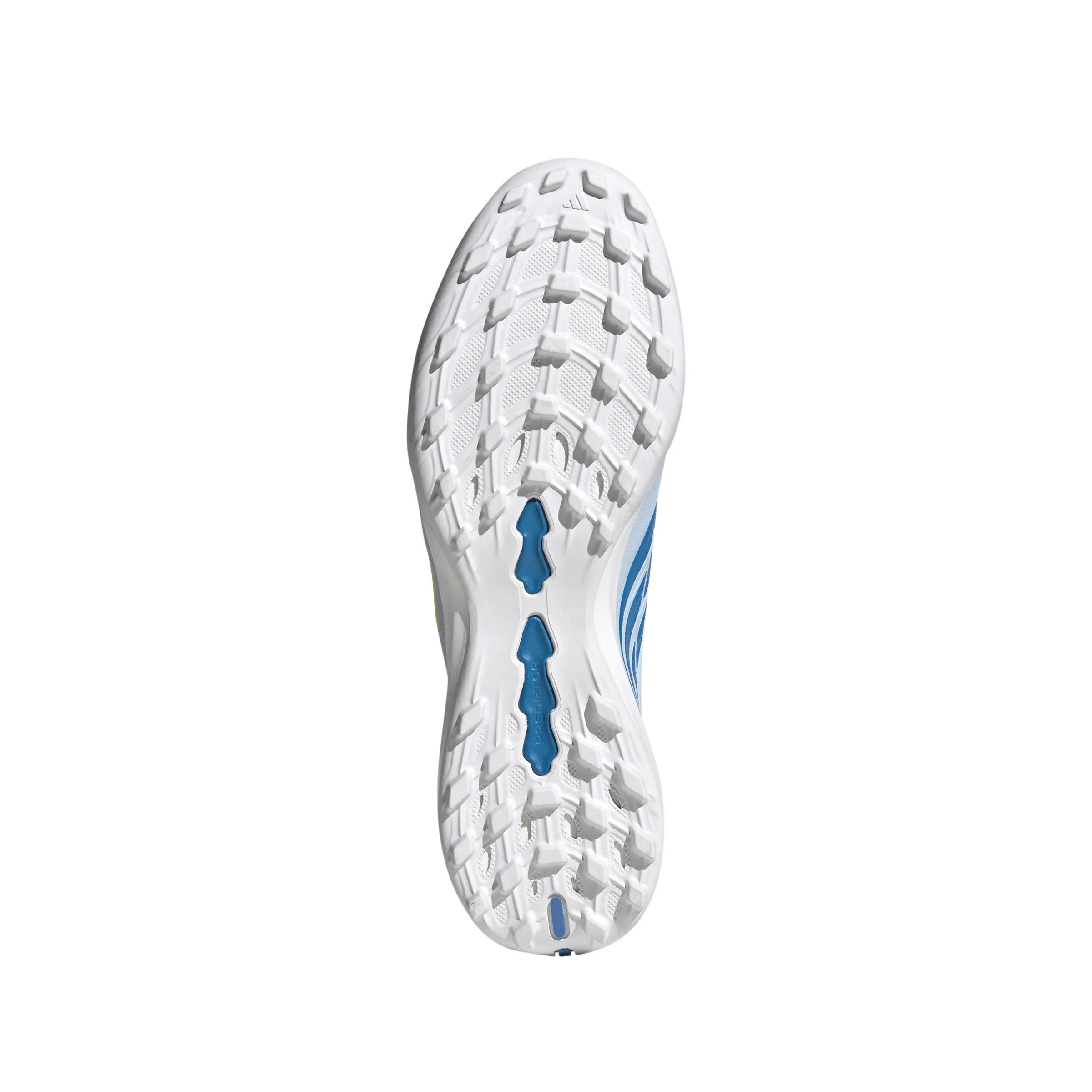adidas Predator League Fold Over Tongue TF Turf Mens Soccer Cleats Sky Blue Yellow
