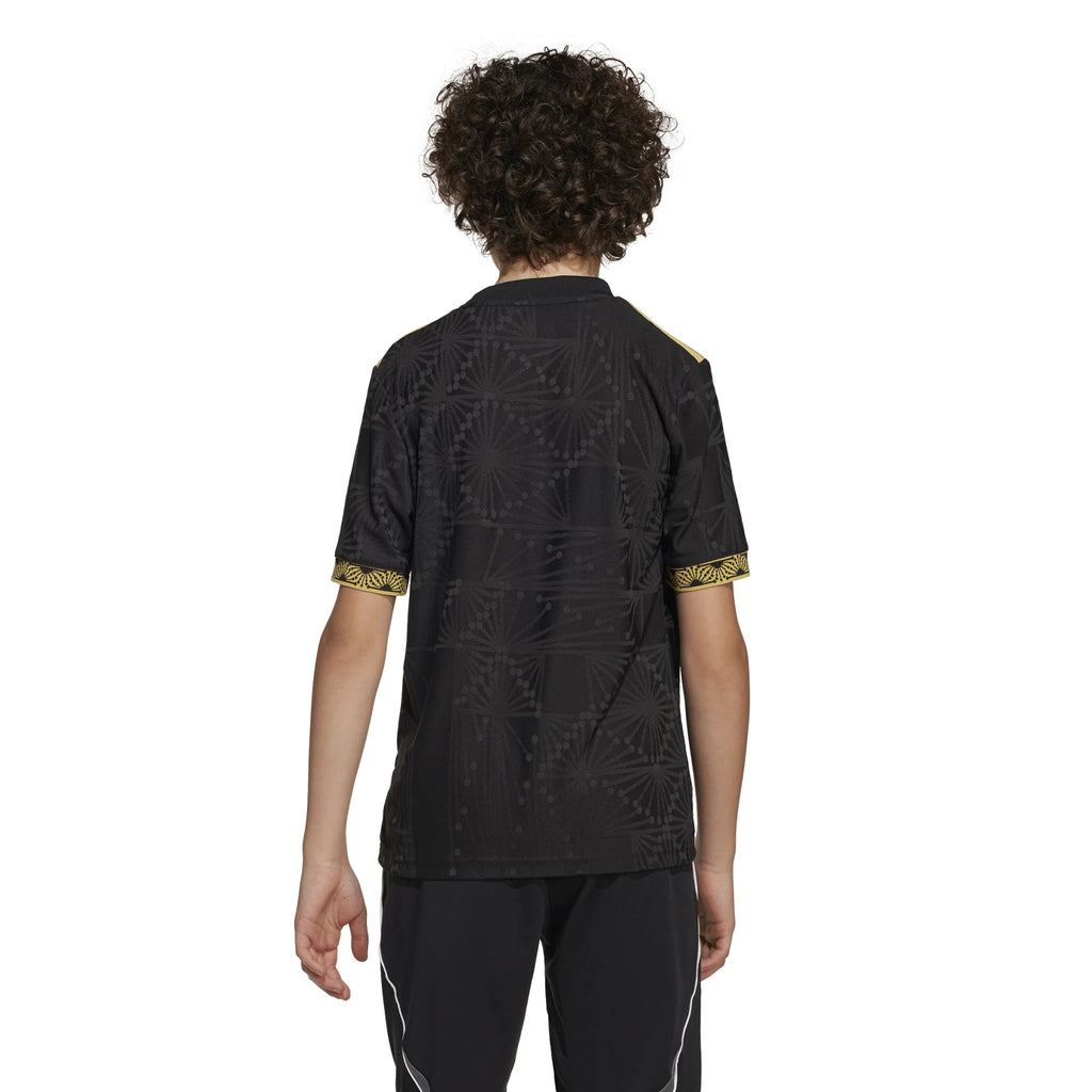 adidas 2025 Mexico Gold Youth Jersey Black