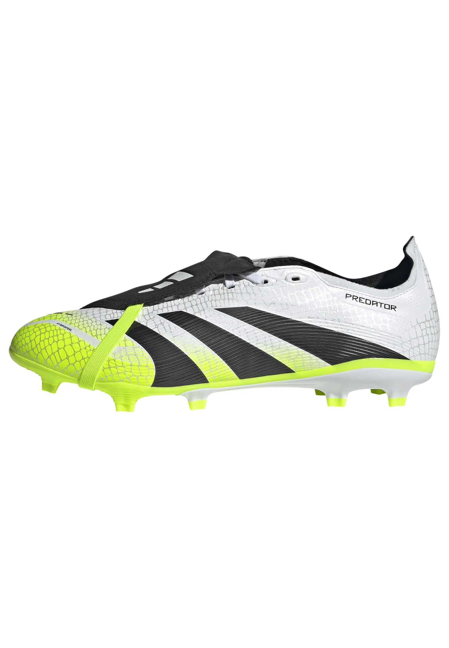 adidas Predator League Fold Over Tongue Firm Multi Ground Soccer Cleats White Black