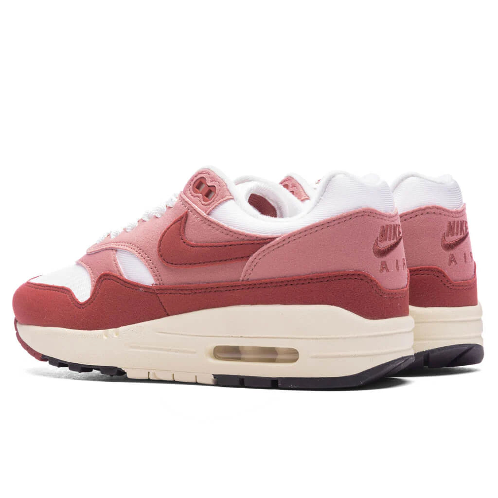 Womens Air Max 1 87 Sail Cedar Red Stardust