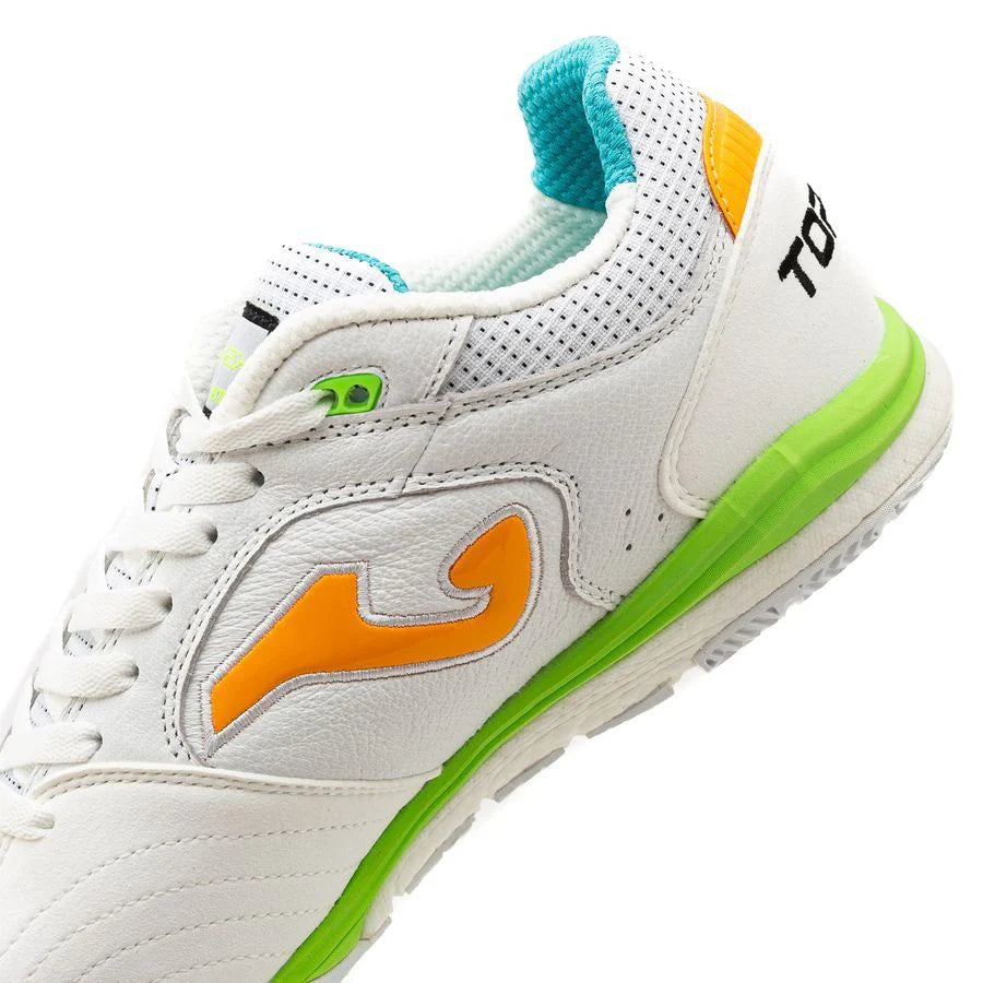 JOMA Top Flex Rebound 2332 IN Indoor Soccer Shoes White Orange